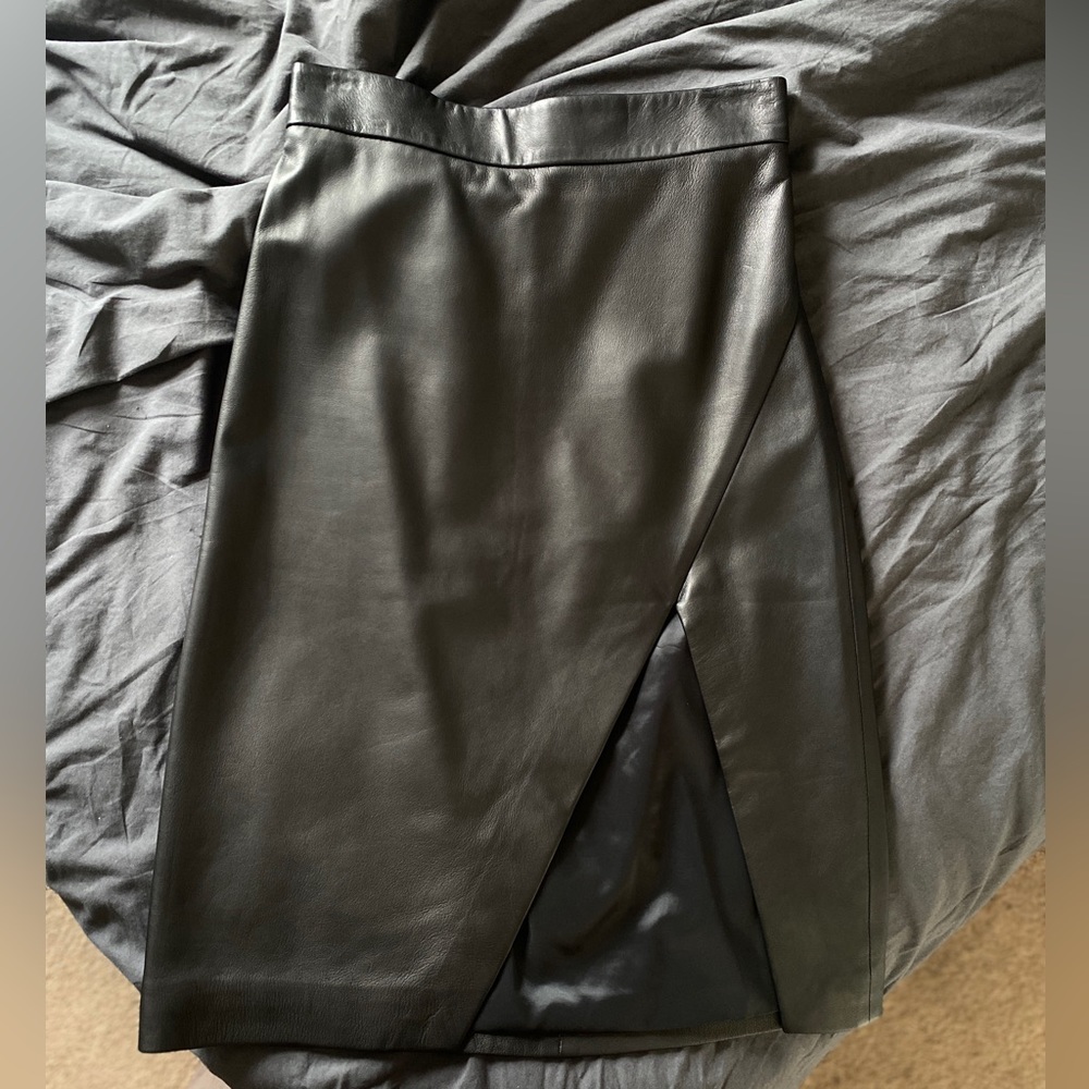 Leather Pencil Skirt